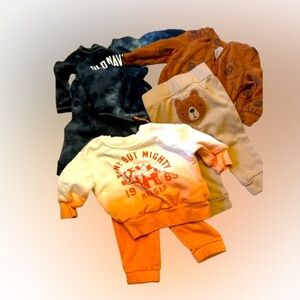 Bundle Baby boy outfits sizes 0-3 & 3-6m all 3 only $25